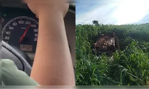 Motorista gravada a 140 km/h antes de capotamento é investigada pela polícia no PR