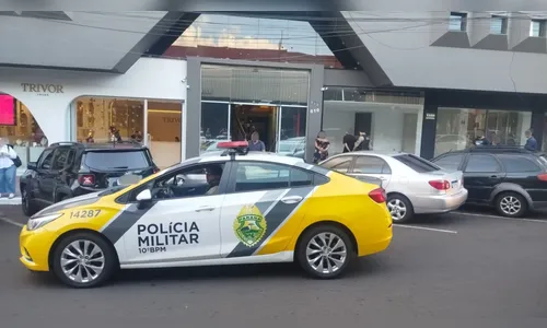 PM prende casal suspeito de furto em mercado no centro de Apucarana