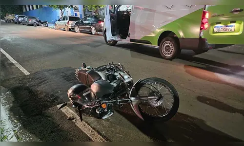 Motociclista se fere ao bater em placa de sinalização em Borrazópolis