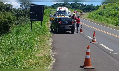Acidente com 2 carros mobiliza socorro em Apucarana; ninguém se feriu