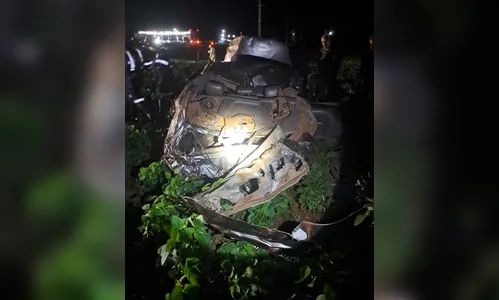 Duas pessoas morrem em capotamento na PR-466 em Ivaiporã