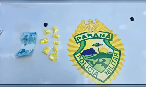 Adolescente é apreendido com cocaína durante abordagem em Arapongas