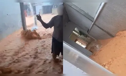 Chuva forte causa alagamentos na Grande Florianópolis, em SC