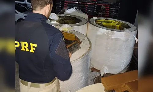 PRF apreende mais de 3 toneladas de maconha escondidas em carga no PR