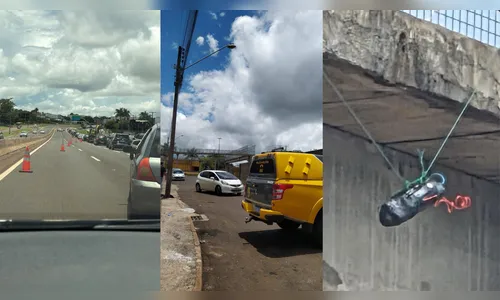 Suspeita de bomba interdita PR-445 em Londrina (PR)