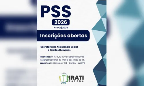 De cuidador a terapeuta: cidade do PR encerra inscrições de PSS nesta terça