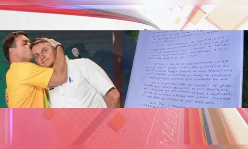 Bolsonaro lança Flávio à Presidência em carta lida no hospital hoje