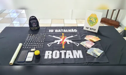 Dupla é detida com quase 100 pedras de crack após fuga pela mata em Apucarana
