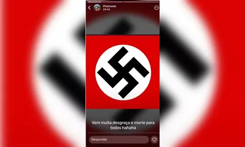 Homem é preso por ameaçar atentado com símbolo nazista no PR