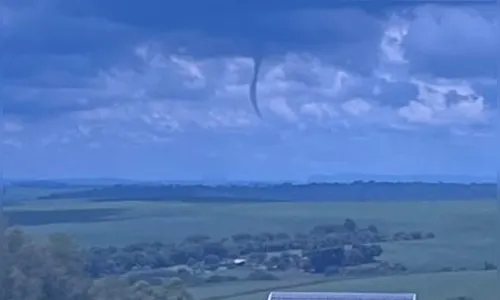 Nuvem funil é registrada na região de Apucarana; já é a terceira em menos de 1 mês no PR