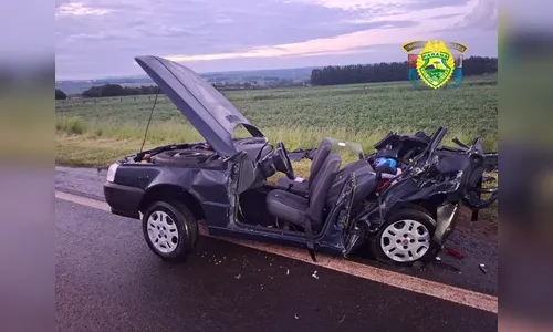 Quatro pessoas ficam feridas após acidente na PR-218 em Arapongas