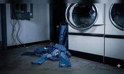 Ladrões arrombam lavanderia, furtam tecidos e 200 calças jeans na Vila Nova Ukrânia