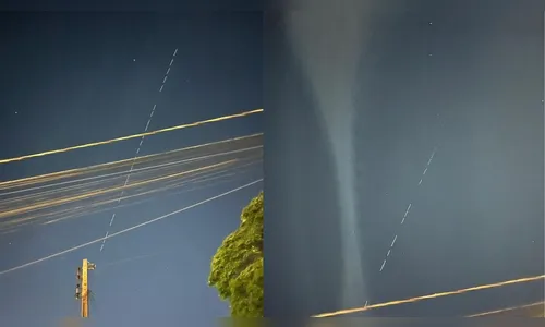 Entenda o que são as luzes misteriosas em sequência que apareceram no céu de Apucarana