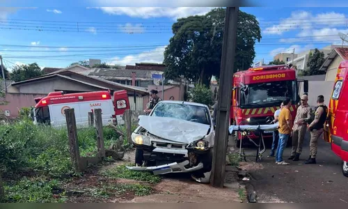 Motociclista fica gravemente ferido em acidente em Ivaiporã
