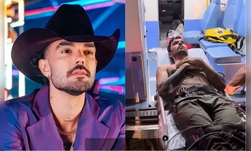 Luan Pereira é internado às pressas após sofrer arritmia cardíaca em show no litoral de SP