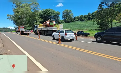 Adolescente de 12 anos fica ferida em colisão traseira na PR-445