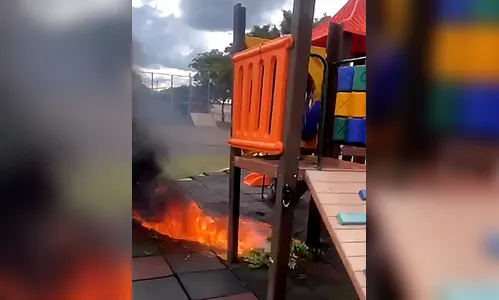 Prefeitura de Jandaia do Sul denuncia fogo criminoso em parquinho infantil