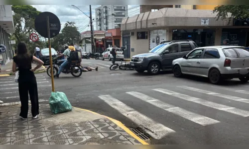 Motorista foge após colisão e deixa motociclista ferido em Apucarana