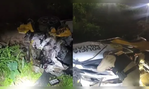 Perseguição policial termina com morte de PM e motociclista no PR