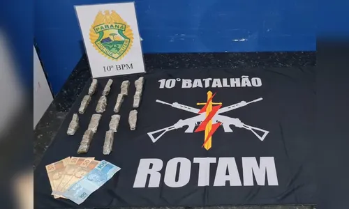 Rotam encontra maconha atrás de botijão de gás e prende suspeito