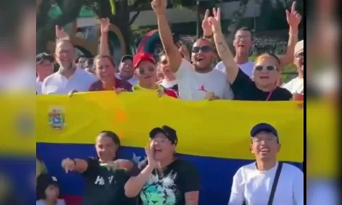 Prisão de Maduro gera atos de comemoração de venezuelanos no PR; veja