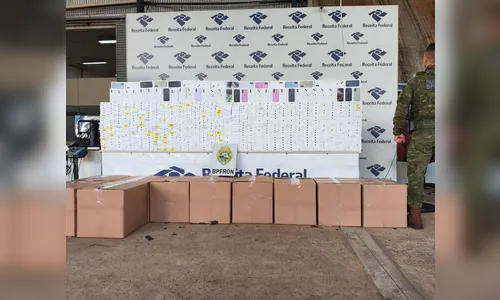 Operação prende motorista e apreende quase 3 mil celulares na BR-369