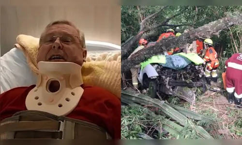 Servidor resgatado 14h após acidente quer agradecer pessoas que o ajudaram