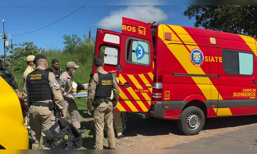 Policial militar fica ferido durante perseguição a suspeito em Apucarana
