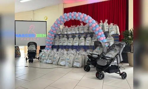 Governo do Paraná entrega 174 kits para gestantes no Vale do Ivaí
