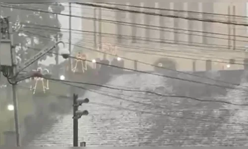 Forte temporal causa alagamentos em várias cidades de Santa Catarina