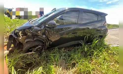 Colisão entre Astra e BYD deixa três feridos na PR-444 em Apucarana