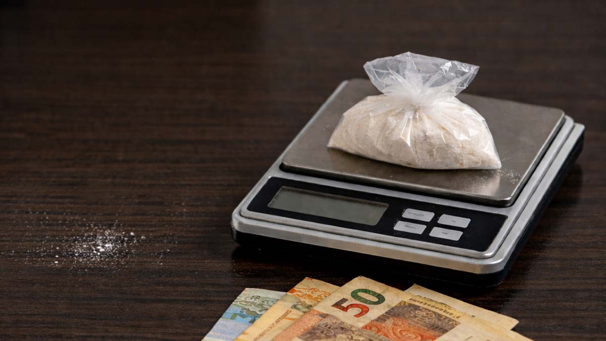 Homem é preso com cocaína na PR - 466 , em Jardim Alegre