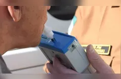 Bafômetro foi realizado e apontou 0,62 mg/L