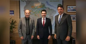 Carlos Gil, Ministro Jader Filho e Sérgio Souza