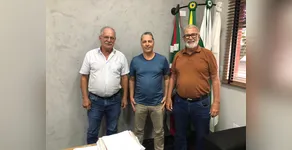 Prefeito Ditão Pupio, Roni Rosse e vice Inei Heckert