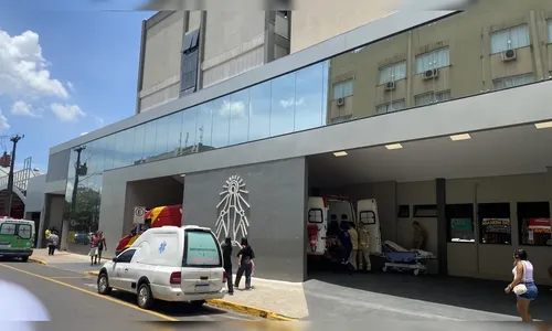 Idosa é encaminhada ao Hospital da Providência em Apucarana após acidente