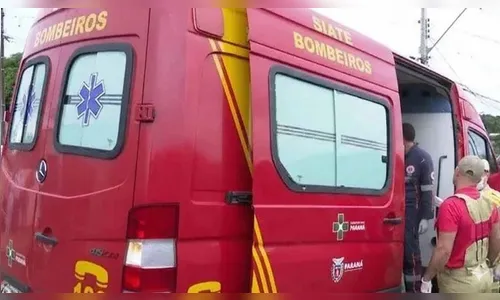 Acidente entre carro e moto deixa motociclista ferido em Ivaiporã