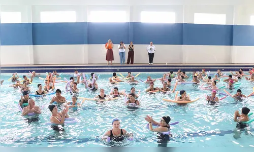 Mais de 80 idosos participam da retomada da hidroginástica em Ivaiporã