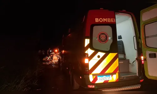 Acidente entre carro e moto causa uma morte na Estrada da Raposa em Apucarana