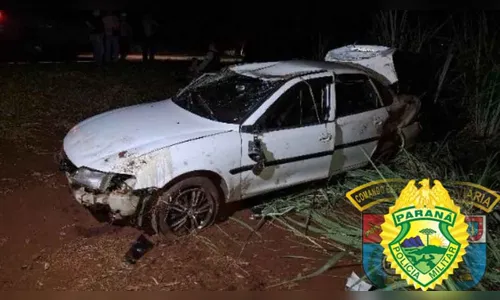 Capotamento na PR-545 deixa duas crianças feridas em Londrina