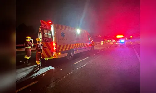 Acidente deixa um morto e dois feridos no Contorno Sul de Apucarana