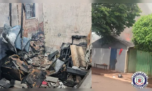 Filho é preso suspeito de atear fogo na casa da própria mãe em Arapongas