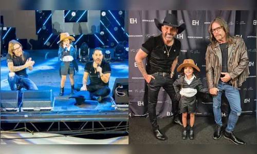 Com apenas 5 anos, Giovana Prado encanta Apucarana no palco com Edson & Hudson