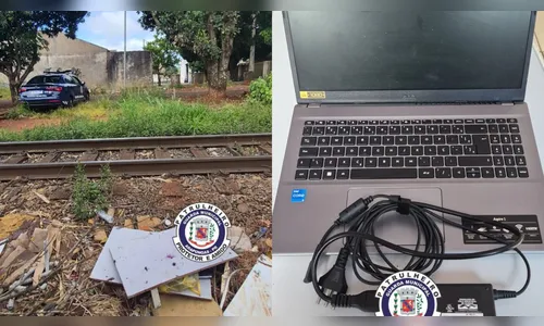 Guarda Municipal recupera notebook furtado na ciclovia de Arapongas