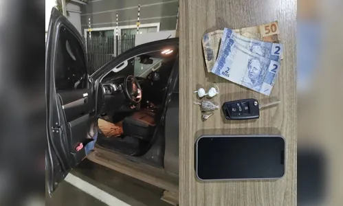 PM prende suspeito por tráfico e tentativa de furto de caminhonete em Apucarana