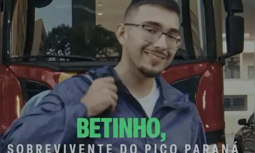 Jovem que se perdeu no Pico Paraná estrela campanha de segurança dos Bombeiros