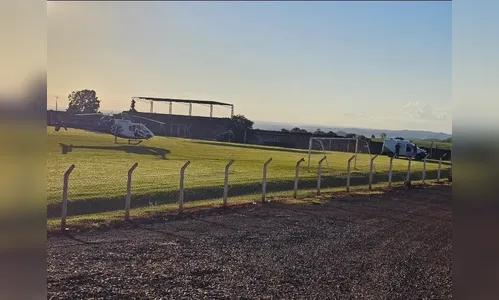 Mãe e bebê são resgatados de helicóptero após parto prematuro em Borrazópolis