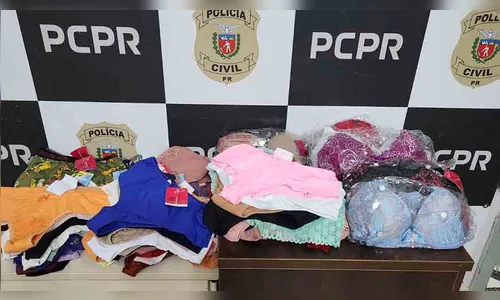 Polícia Civil recupera roupas íntimas furtadas e prende dois em Faxinal