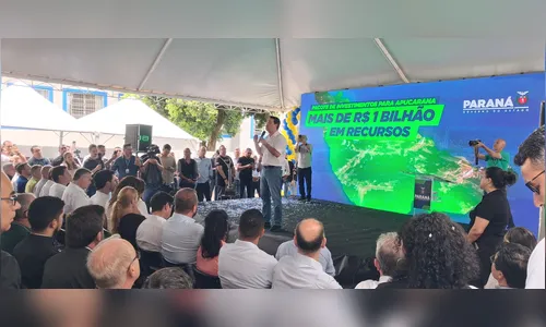 Ratinho Junior anuncia investimentos que somam R$ 1 bi em Apucarana