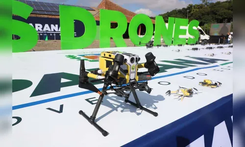 Ratinho Jr entrega 243 drones para monitoramento aéreo das forças de segurança